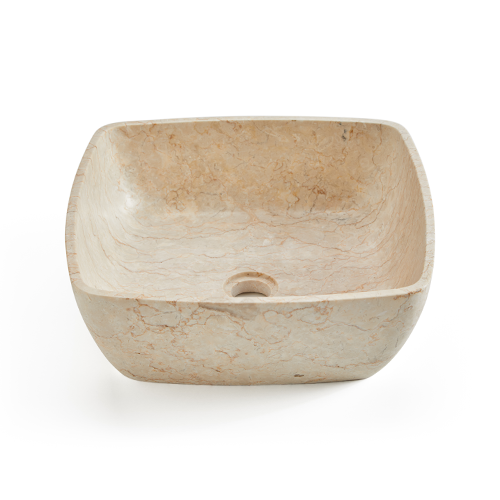 Countertop washbasin made of stone, Piedra Rio Bathco model